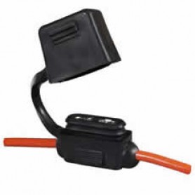 Blade Fuse Holder with Flying Leads and Cover- Maximum 30A Continuous